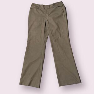 GAP Stretch Curvy Fit Flared Leg Taupe Pants Size 10R